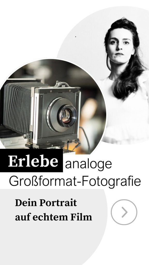 Analoge Portrait-Shootings in Hamburg: Großformat Fotografie